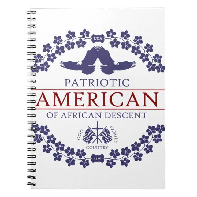 Carnet PATRIOT Afro-Américain (Devant)