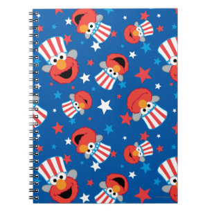 Carnet Patriotic Elmo Pattern