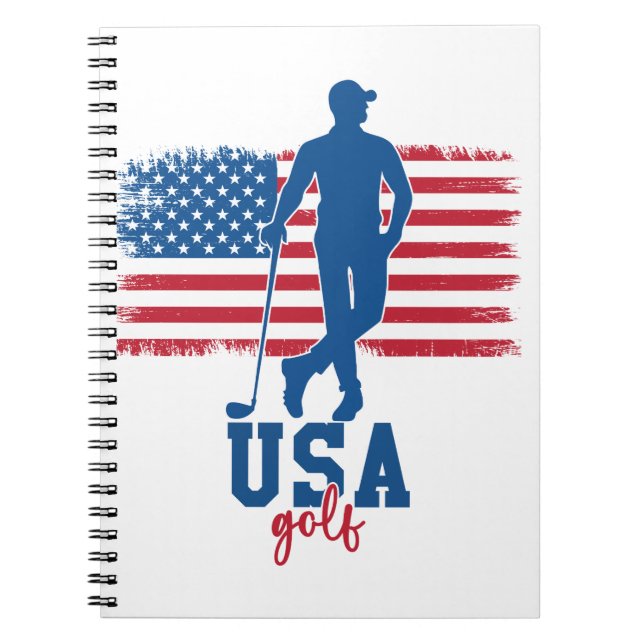 Carnet Patriotic Golf USA (Devant)