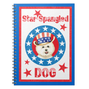 Carnet Patriotique Bichon Frise