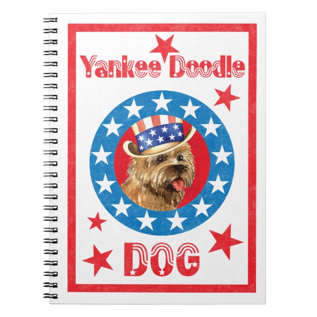 Carnet Patriotique Cairn Terrier (Devant)