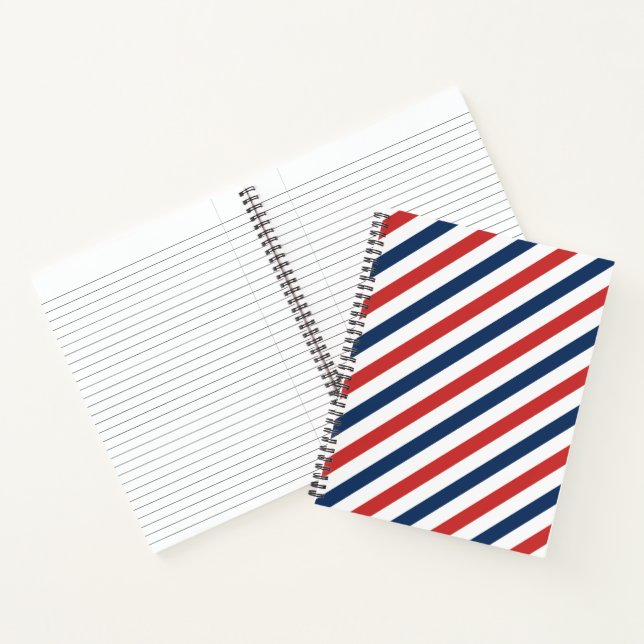 Carnet Patriotique Rouge Blanc et Bleu (Intérieur)