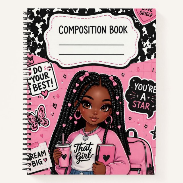Carnet Patronne confiante (Devant)
