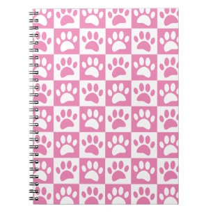 Carnet Patrouilles De Chien Rose Et Blanc En Carré Person