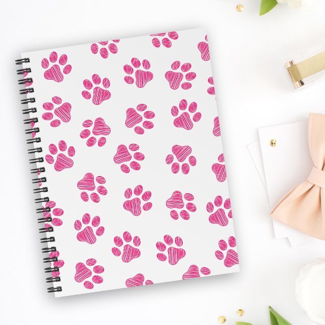 Carnet Patrouilles De Doodle, Paws De Chien, Paws Roses (Créateur téléchargé)