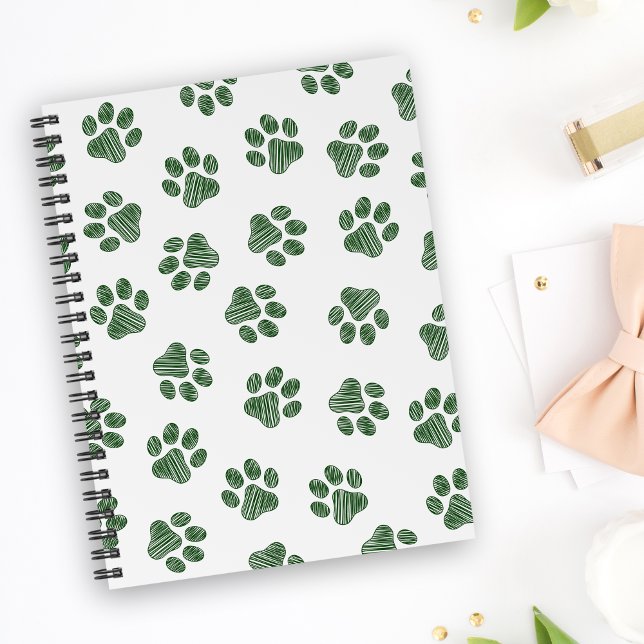 Carnet Patrouilles de Doodle, Paws de Chien, Paws Vertes (Créateur téléchargé)