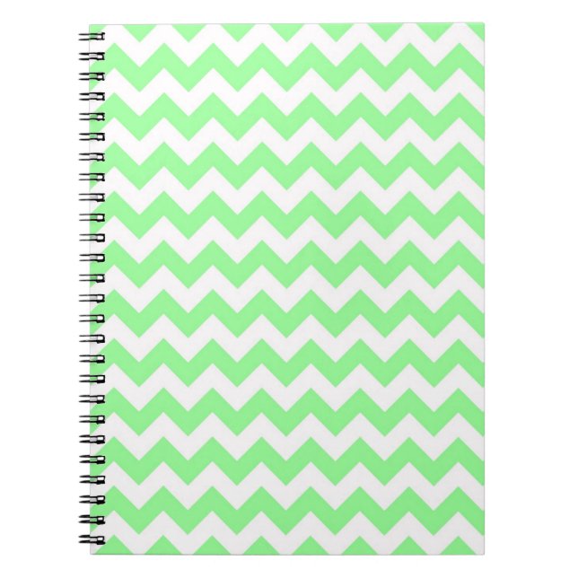 Carnet Pattern de Mint Green White (Devant)