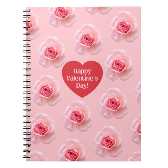 Carnet Pattern Happy Valentine`s Day 2023 Background   (Devant)
