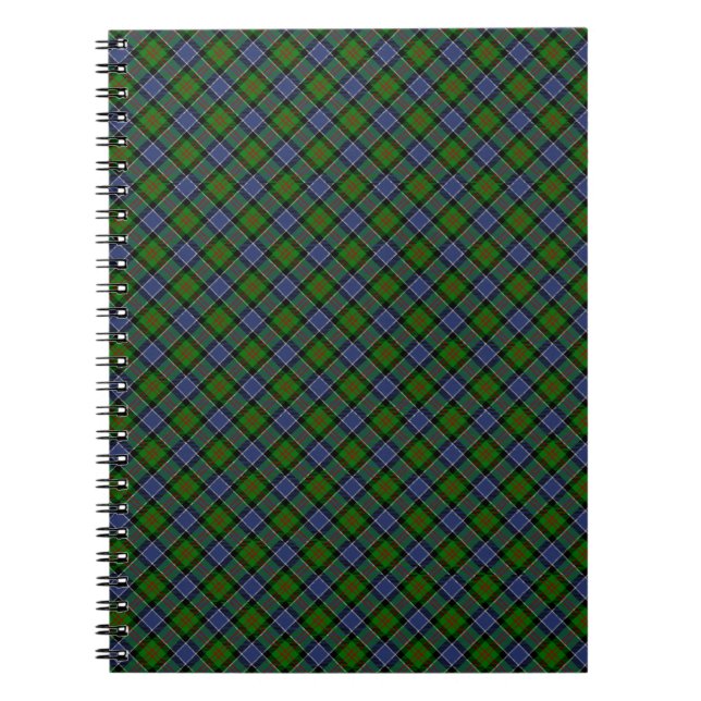 Carnet Patterson Clan Tartan Designed Print (Devant)