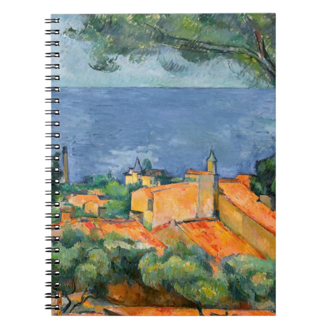 Carnet Paul Cezanne - Estaque aux toits rouges (Devant)