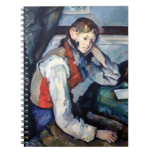 Carnet Paul Cezanne - Garçon dans la veste rouge