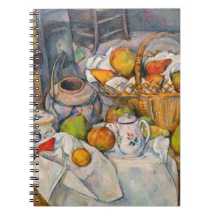 Carnet Paul Cezanne - La vie morte avec panier