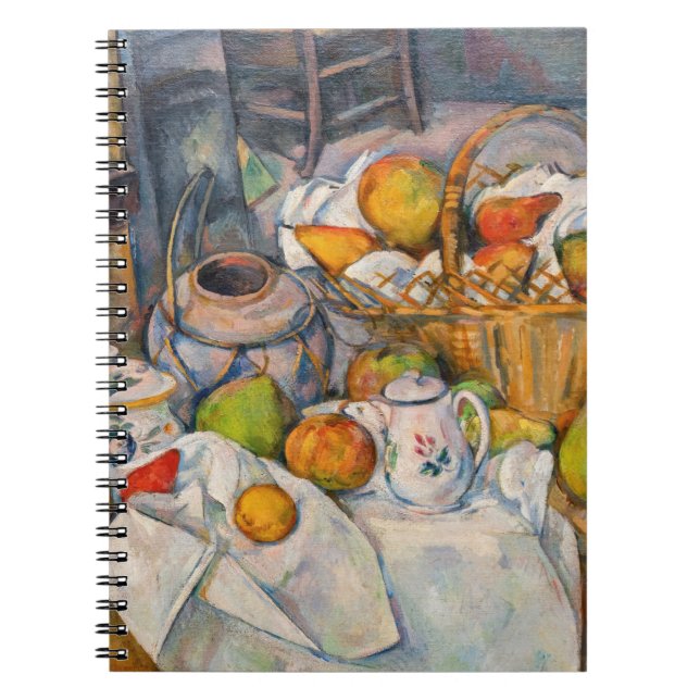 Carnet Paul Cezanne - La vie morte avec panier (Devant)