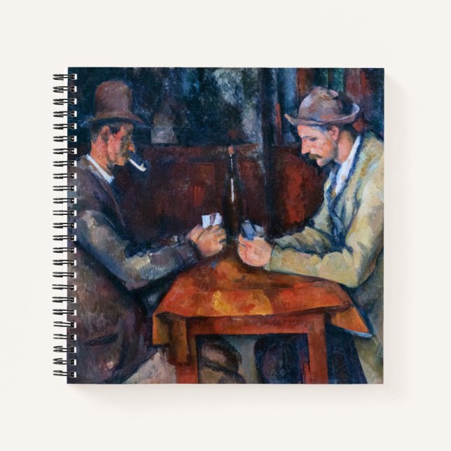 Carnet Paul Cezanne - Les Joueurs De Cartes (Devant)