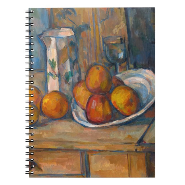 Carnet Paul Cezanne - Nature morte au pichet de lait et f (Devant)