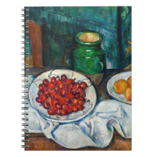 Carnet Paul Cezanne - Nature morte aux cerises et aux pêc