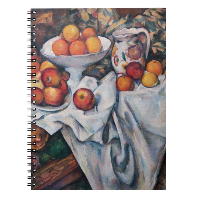 Carnet Paul Cezanne - Nature morte, pommes et oranges (Devant)