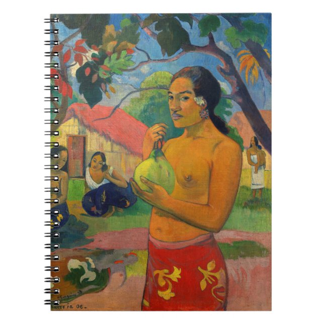 Carnet Paul Gauguin - Une femme tenant un fruit (Devant)