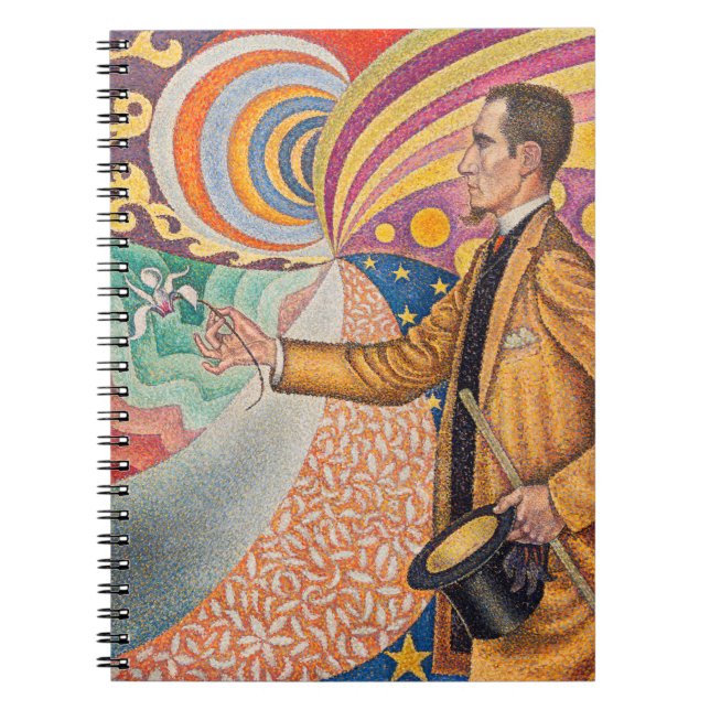 Carnet Paul Signac - Portrait de M Felix Feneon, Opus 217 (Devant)