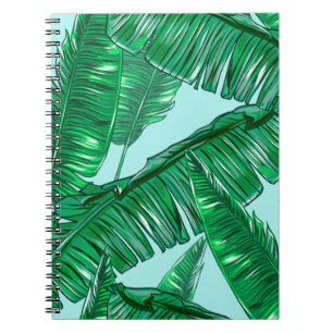Carnet Paume tropicale feuilles sans couture vintage patt