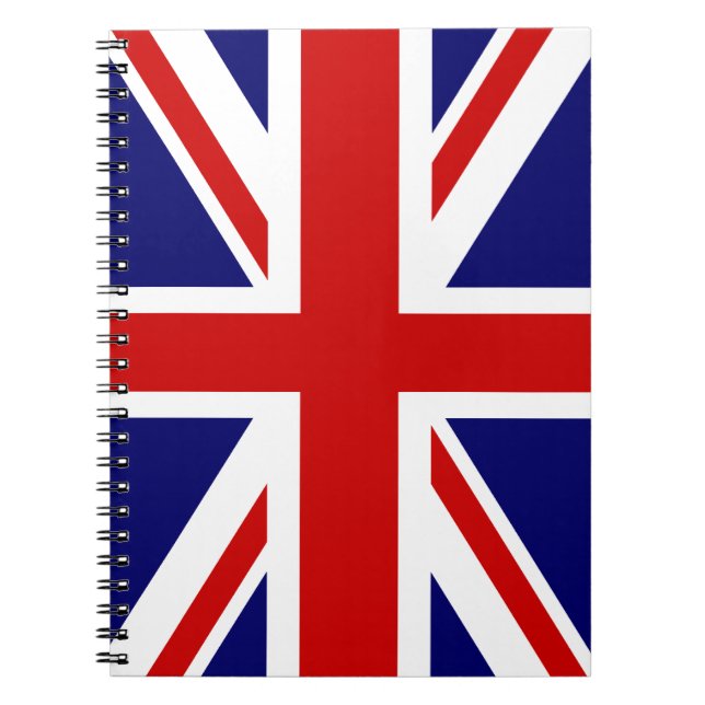 Carnet Pavillon britannique Union Jack d'Angleterre (Devant)
