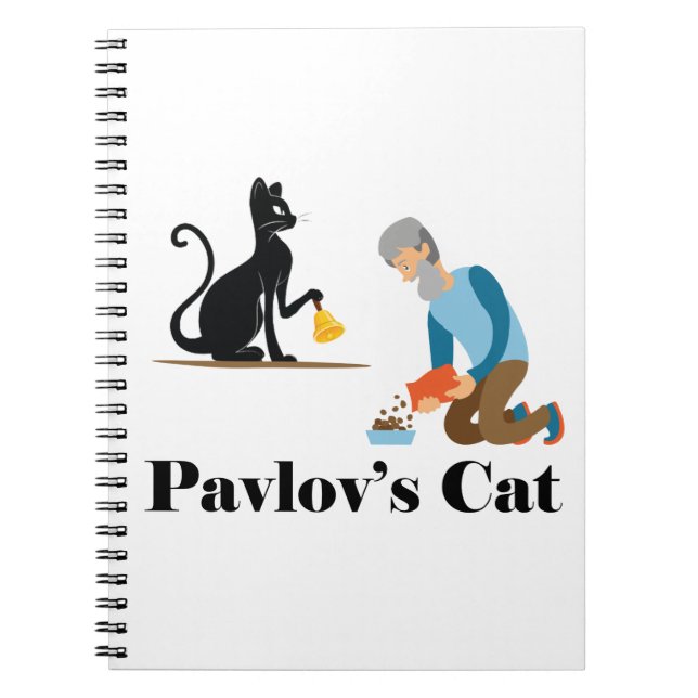 Carnet Pavlov's Cat Funny Psychology (Devant)