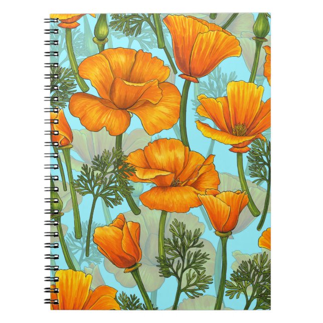Carnet Pavot de Californie (Devant)