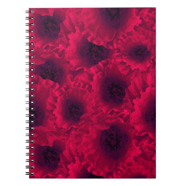 Carnet Pavot rouge (Devant)