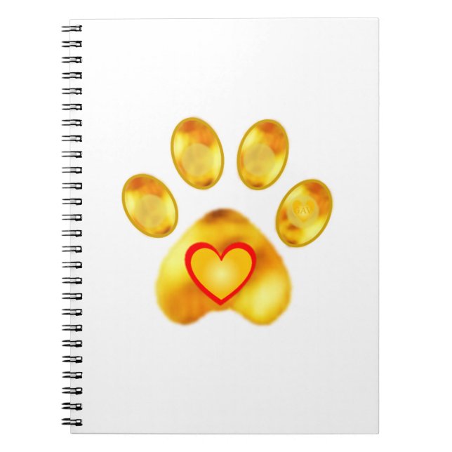Carnet Paw or (Devant)