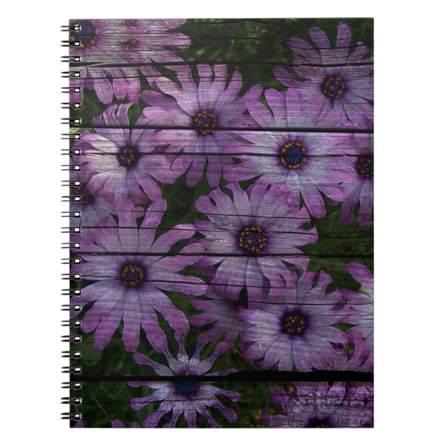 Carnet Pays occidental primitif Planche à grange pourpre  (Devant)