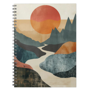 Carnet Paysage Abstrait de Boho (5)