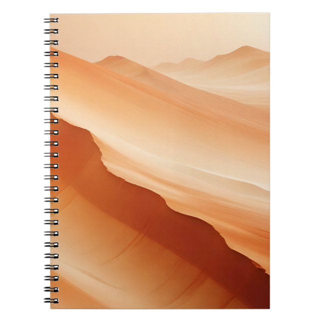 Carnet Paysage Abstrait Désert Nature Arrière - plan Art (Devant)