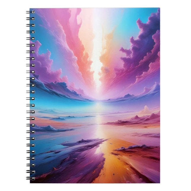 Carnet Paysage Abstrait Sky Space Fond d'écran Arrière -  (Devant)