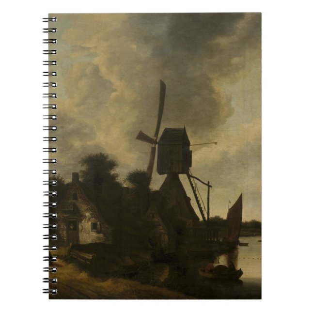 Carnet Paysage avec moulin à vent - Salomon Rombouts (Devant)