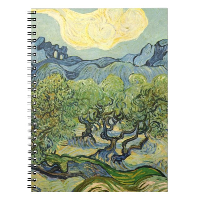 Carnet Paysage avec Olive Vincent Willem van Gogh (Devant)