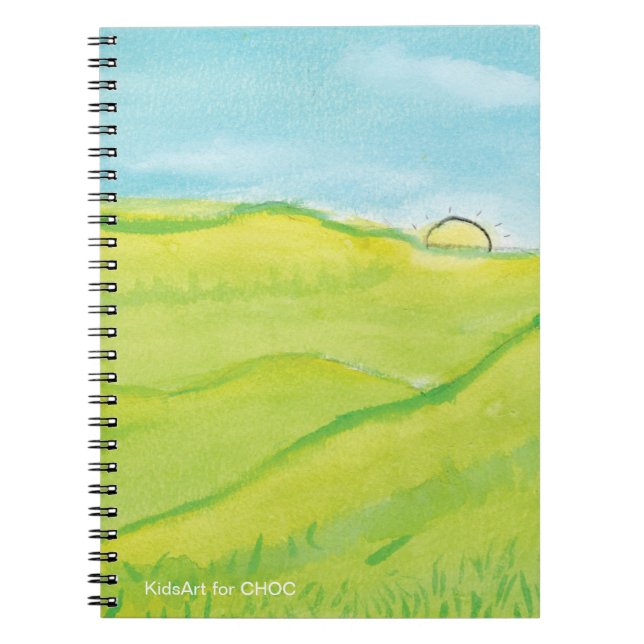 Carnet Paysage calme - KidsArt pour CHOC (Devant)