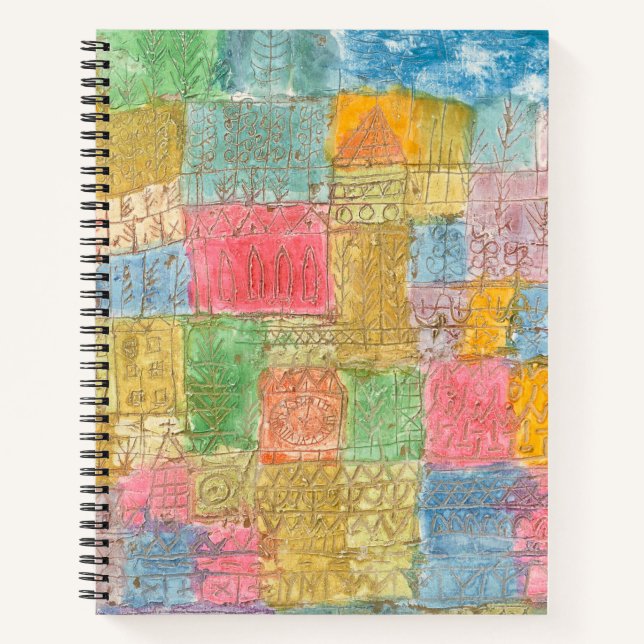 Carnet Paysage coloré - Paul Klee (Devant)