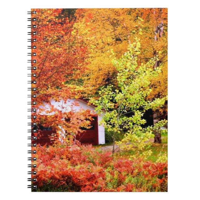 Carnet Paysage d'automne (Devant)