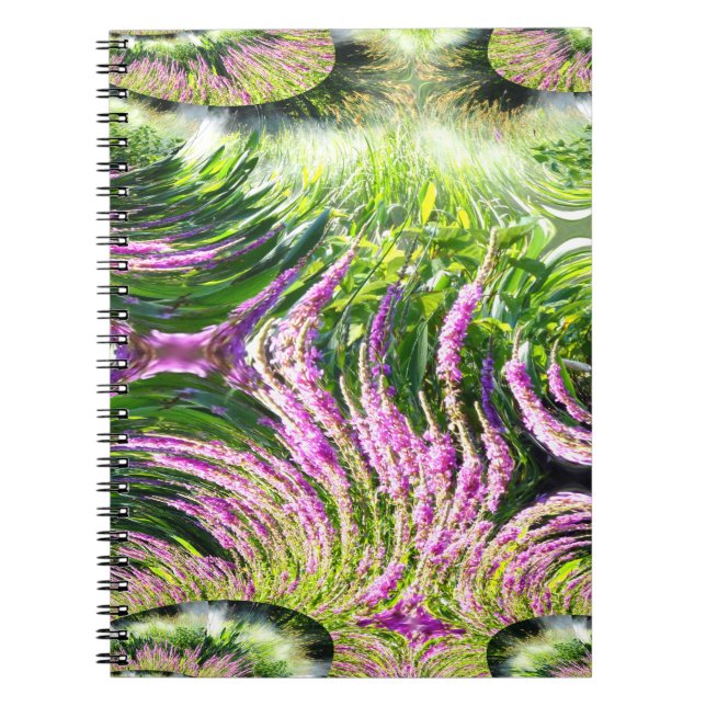 Carnet Paysage de la tourbière Fractal (Devant)