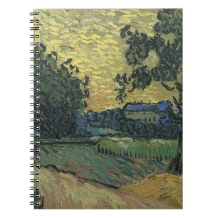 Carnet Paysage de Van Gogh à Twilight