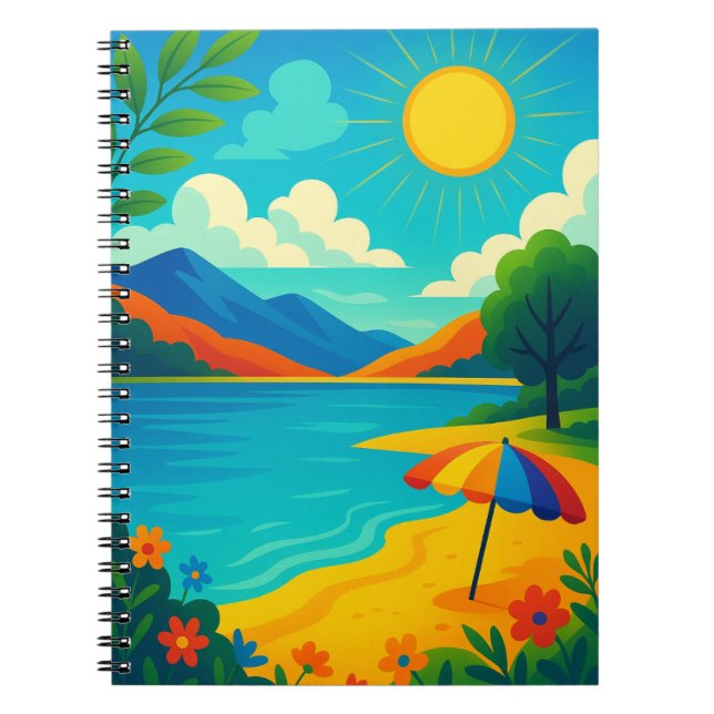 Carnet Paysage d'été baigné de soleil – Scenic A de Dream (Devant)