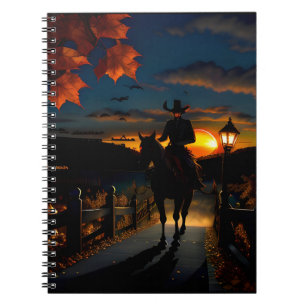 Carnet Paysage d'Halloween sept