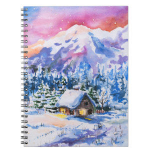 Carnet Paysage d'hiver