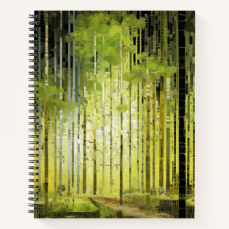 Carnet Paysage forestier Art Décor Peinture Mosaïque