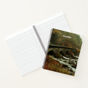 Carnet Paysage forestier et fluvial d'automne