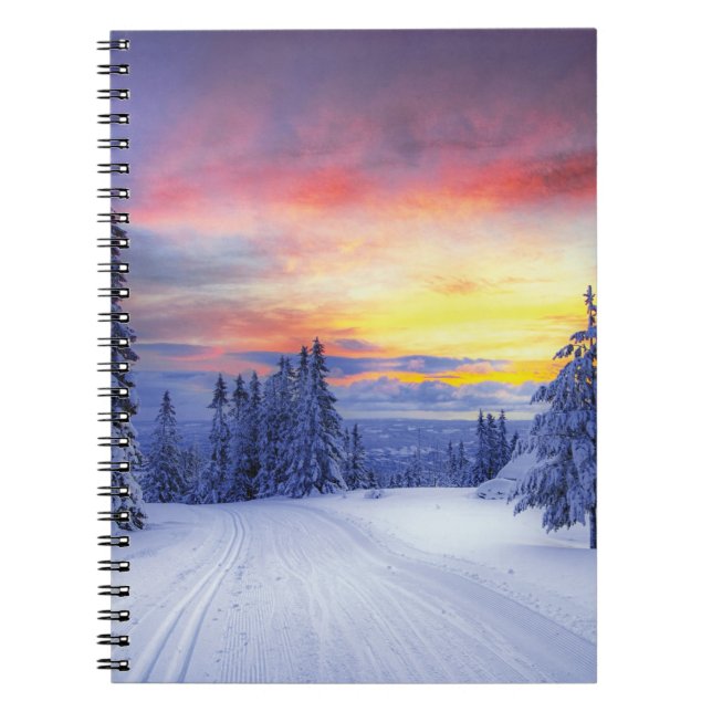 Carnet Paysage hivernal (Devant)