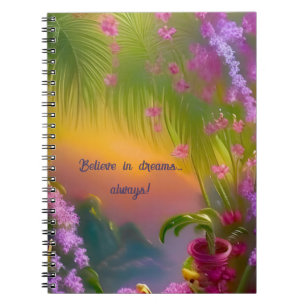 Carnet Paysage Imaginaire, tropical et onirique