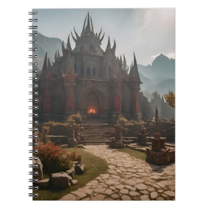 Carnet Paysage médiéval du château de montagne