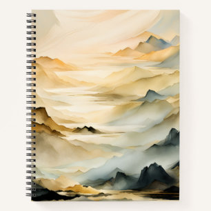Carnet Paysage montagnard Abstrait