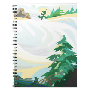 Carnet Paysage neigeux